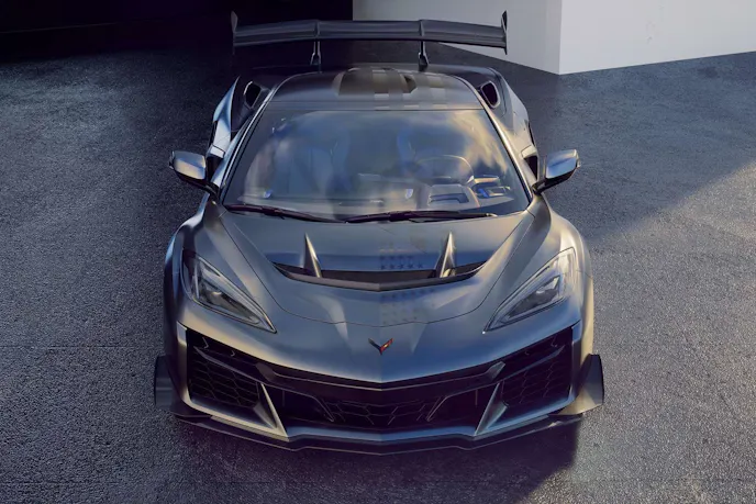 one-of-one corvette zr1x front view