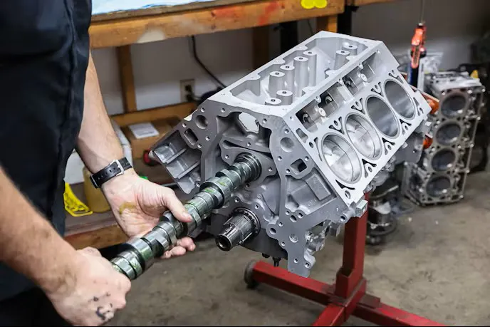 Camshaft for a turbocharged ls valvetrain