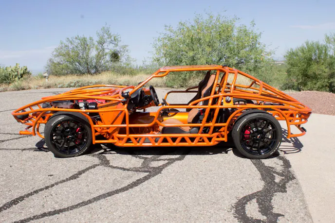 Sideview of a 1963 Chevrolet Corvette Roadster